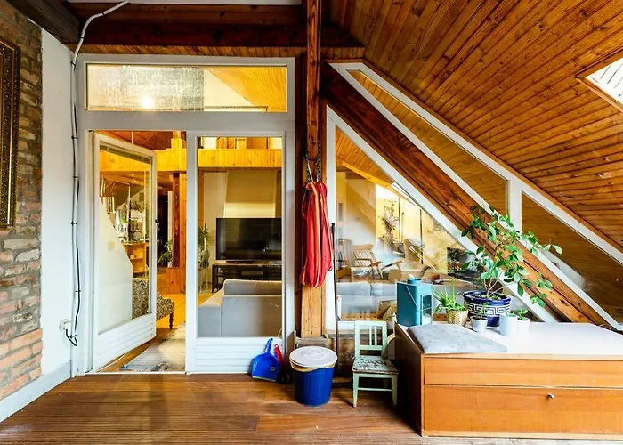 Rooftop 180m2 Loft With Private Sauna, Apartment *