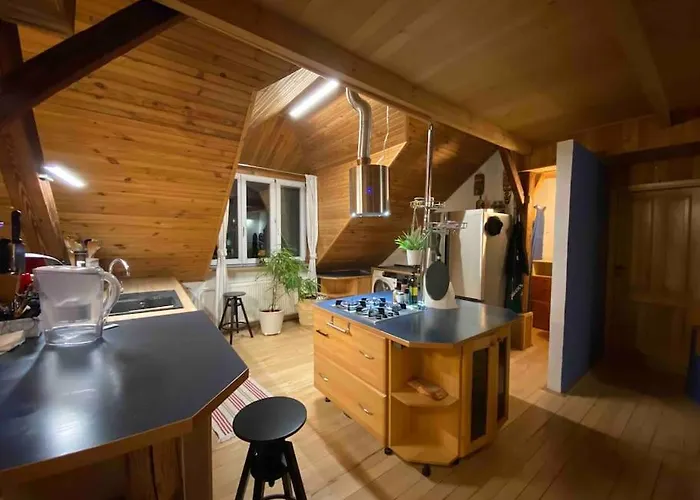 Apartmán Rooftop 180m2 Loft With Private Sauna, Bratislava